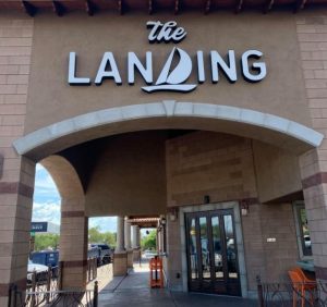 the landing
