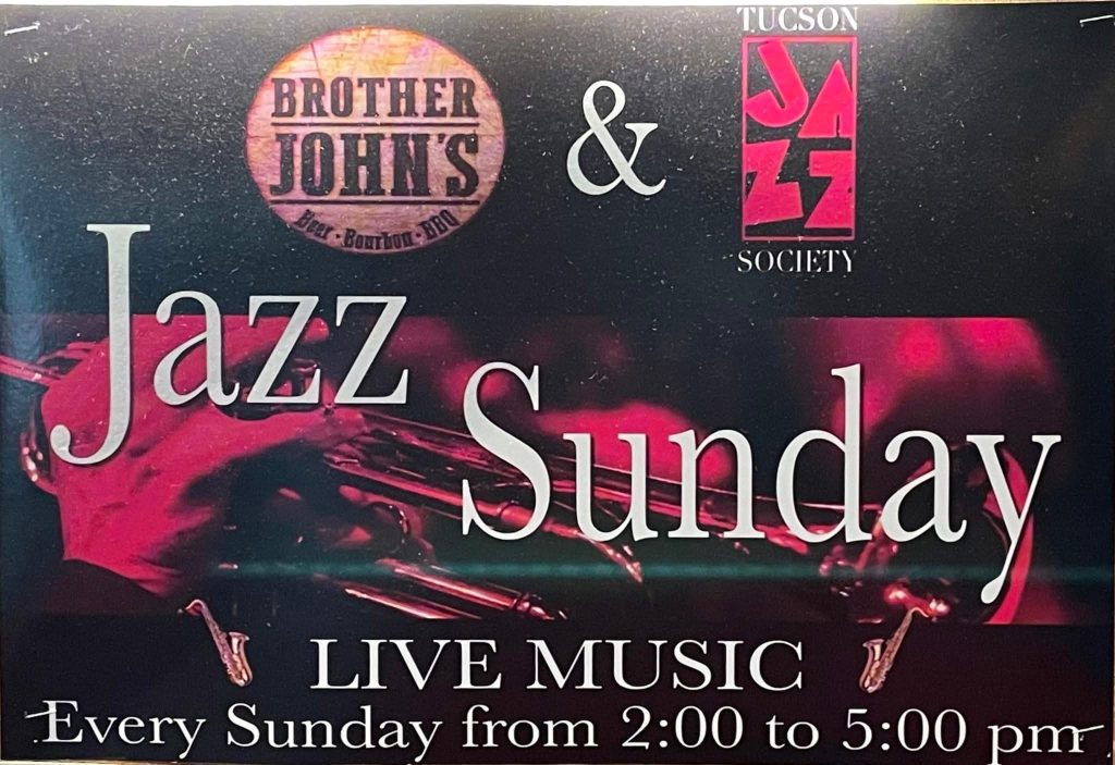 Tucson Live Music March 2026: What to See (March 20–26) 11 jazz sunday