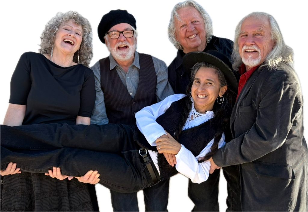 Tucson Bands and Concerts Guide (Mar 13–19, 2026) 5 The Mollys featuring Nancy McCallion, Catherine Zavala, Kevin Schramm, Dan Sorenson, and Gary Mackender performing together during a Tucson bands and concerts reunion show.