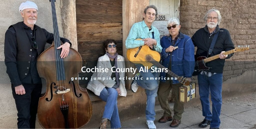 Amy Langley & Rochelle Raya: Laughter, Tip Jars, & Real Music Life — Desert Sound Check Ep. 1 3 Cochise County All Stars band featured on Tucson music podcast Desert Sound Check