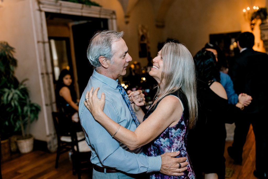 Mark Ryan dancing with his wife Stacy at a formal event, smiling together on the dance floor in an elegant indoor venue. Photo courtesy of Chris Bachler.