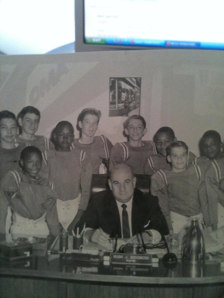 Tucson Musician Spotlight: Amochip Dabney 6 Amochip Dabney as a young Pop Warner football player with Newark Mayor Hugh Addonizio, 1965