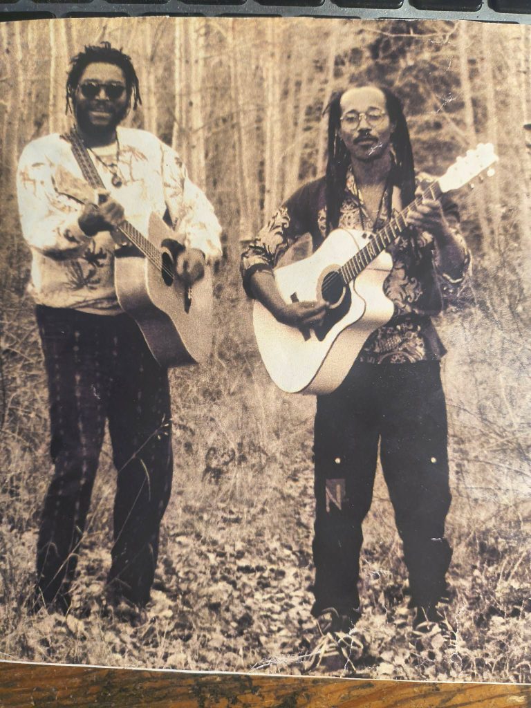Tucson Musician Spotlight: Amochip Dabney 19 "Amochip Dabney with Hal Jackson, months after moving to Tucson in 1990.