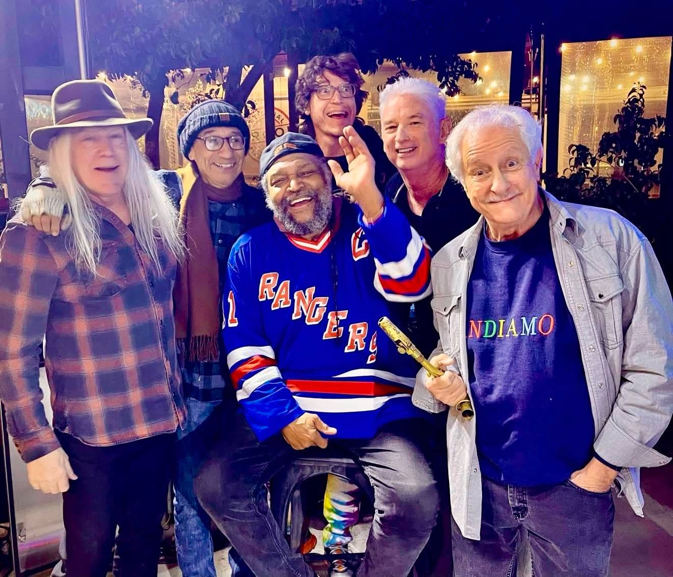 Tucson Musician Spotlight: Amochip Dabney 12 Amochip Dabney with The AmoSphere! bandmates, current lineup: Martin Tiernan, Billy Yates, Paul Cervantes, Andrew Hannon, Clay Brown and Amochip Dabney