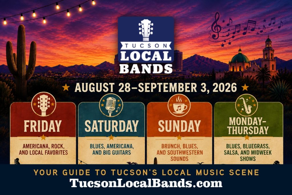 Tucson Live Music This Week: August 28–September 3, 2026