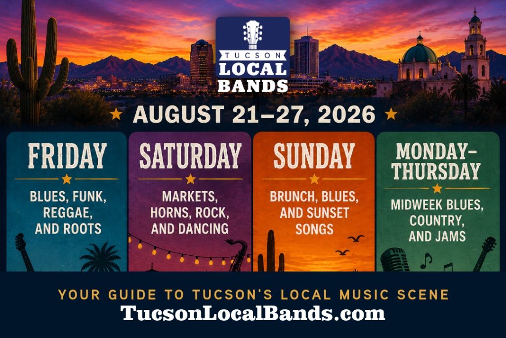 Tucson Live Music This Week: August 21–27, 2026